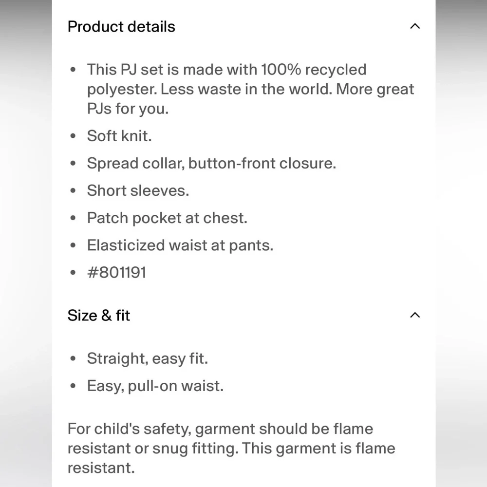 🆕Emerson & Friends Coastal Christmas Bamboo Pajamas Size 4/5 (Top) 6/7 Pants - Picture 8 of 8